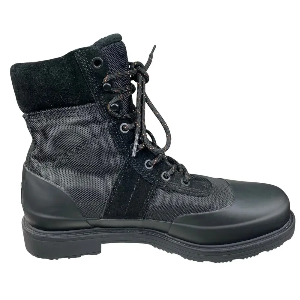 Hunter Men's Original Insulated Black Weatherproof Commando Boot Size 8